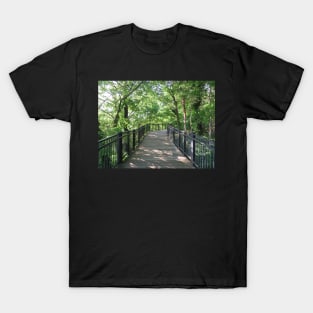 Walkway  through the woods T-Shirt